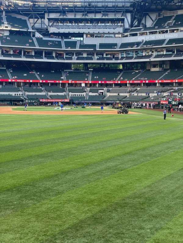Globe Life Field, section: 30, row: 1, seat: 21