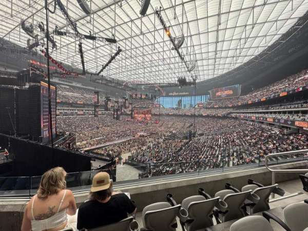 Allegiant Stadium, section: 221, row: 3, seat: 4