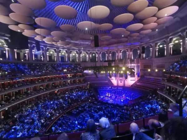 Royal Albert Hall, section: v, row: 3, seat: 125