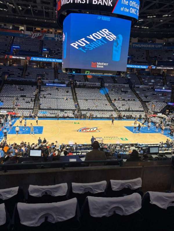 Paycom Center, section: 224, row: D, seat: 3