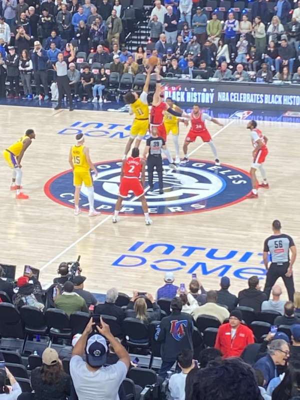 Intuit Dome, section: Club 24, row: 14, seat: 6