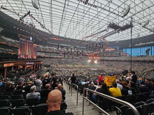 Allegiant Stadium, section: 117, row: 33, seat: 1