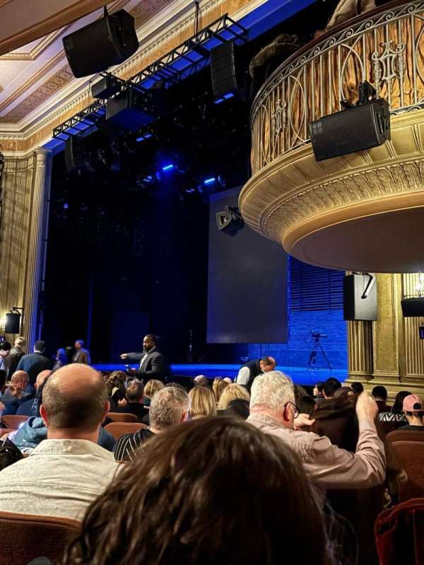 Music Box Theatre, section: Orchestra R, row: M, seat: 28