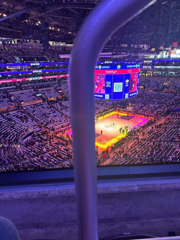 Crypto.com Arena, section: 306, row: 2, seat: 1