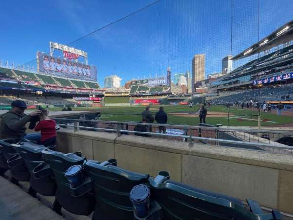 Target Field, section: 11, row: 6, seat: 1