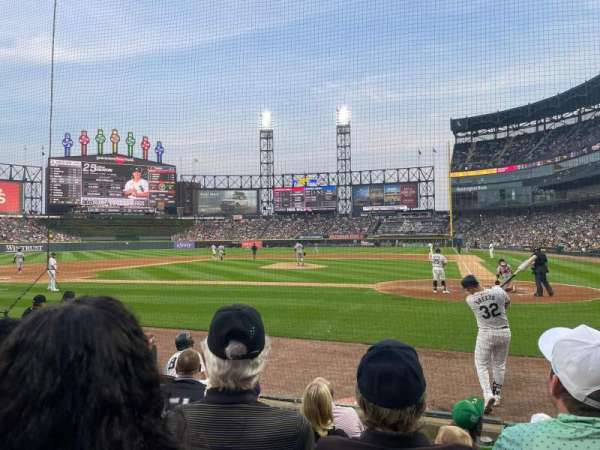 Rate Field, section: 136, row: 6, seat: 3