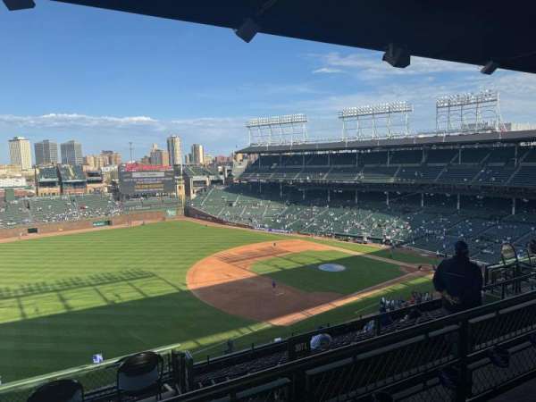Wrigley Field, section: 407L, row: 2, seat: 12