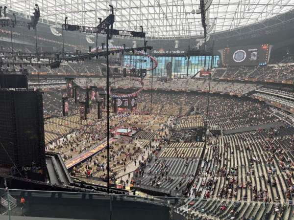 Allegiant Stadium, section: 322, row: 3, seat: 5