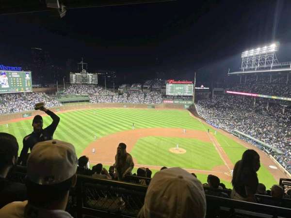 Wrigley Field, section: 412L, row: 2, seat: 15,16