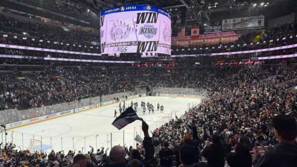 Crypto.com Arena, section: 205, row: 8, seat: 8