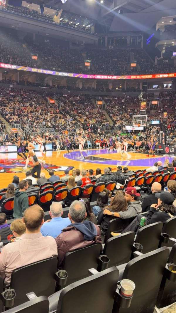 Scotiabank Arena, section: 108, row: 6, seat: 25
