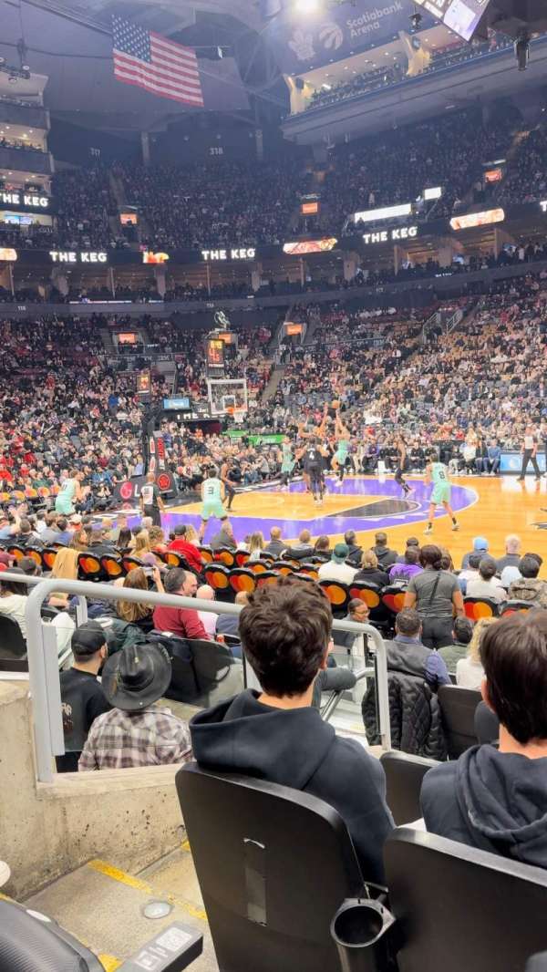 Scotiabank Arena, section: 108, row: 8, seat: 7