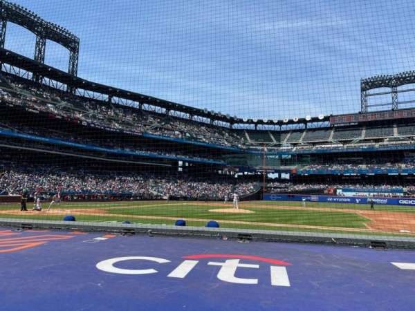 Citi Field, section: 113, row: 1, seat: 3