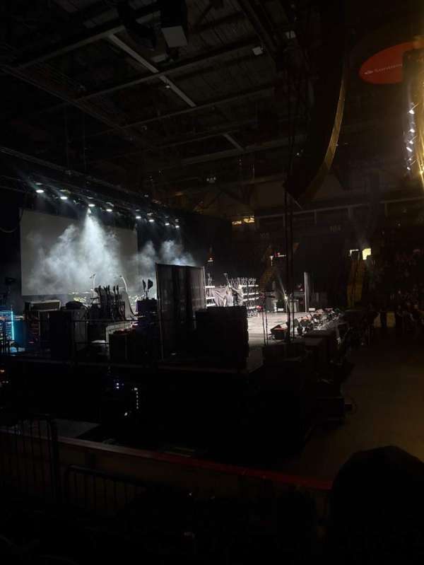 Santander Arena, section: 116, row: F, seat: 8