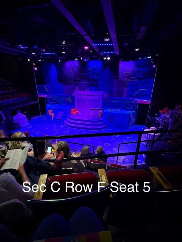Seacoast Repertory Theatre, section: C, row: F, seat: 5