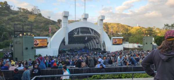 Hollywood Bowl, section: K1, row: 5, seat: 8