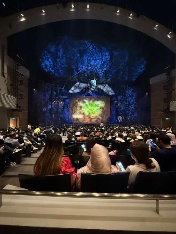 Sands Theatre at Marina Bay Sands, section: Stalls Center, row: AA, seat: 30