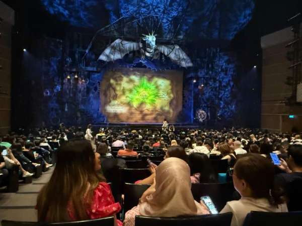 Sands Theatre at Marina Bay Sands, section: Stalls Center, row: AA, seat: 30