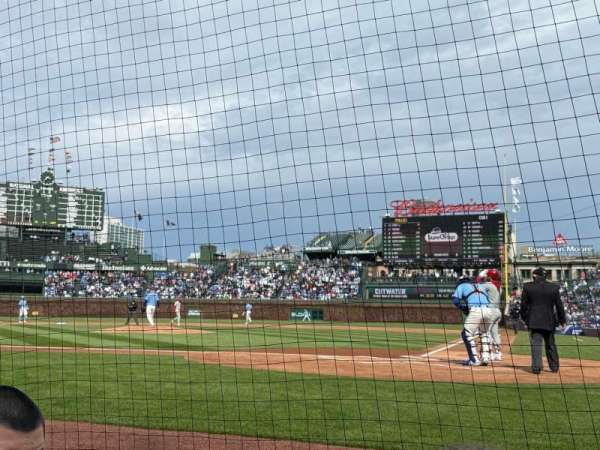 Wrigley Field, section: AA15, row: 2, seat: 8