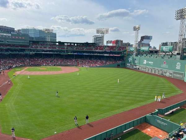 Fenway Park, section: Right Field Roof Deck Tables 100, row: T103, seat: 1