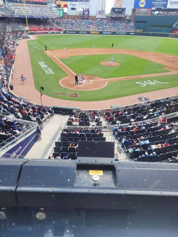 Truist Park, section: 224, row: 1, seat: 8