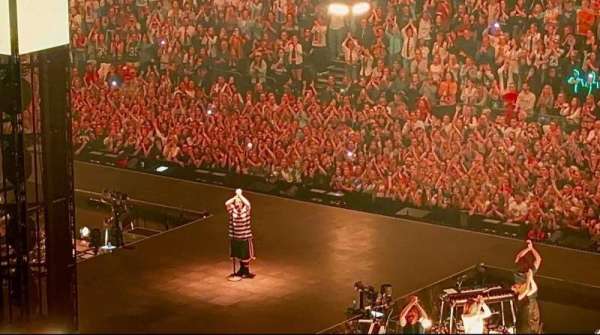 Avicii Arena, section: B26, row: 8, seat: 260