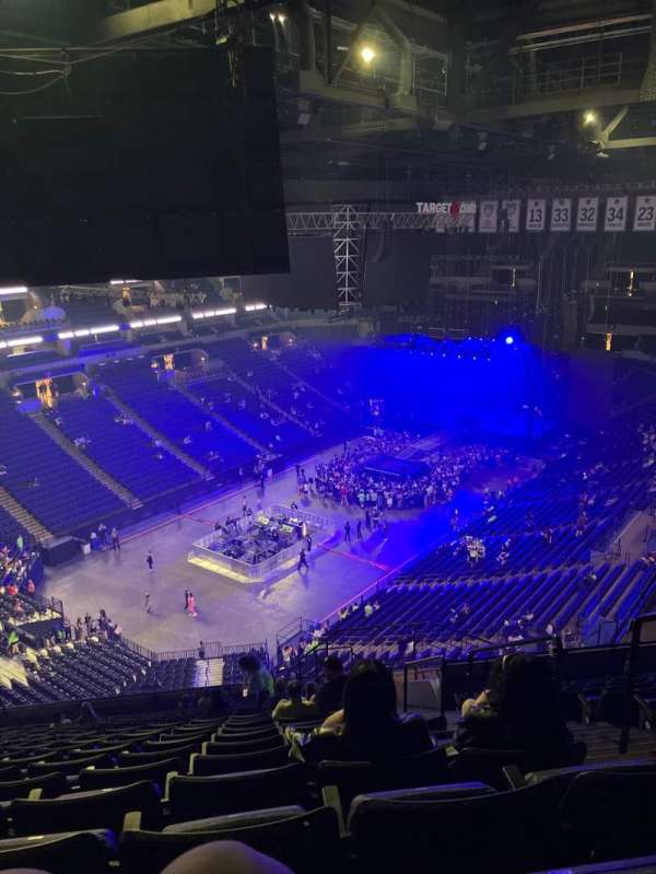 Target Center, section: 237, row: U, seat: 3