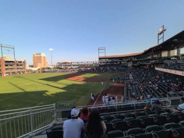 Southwest University Park, section: 216, row: E, seat: 11