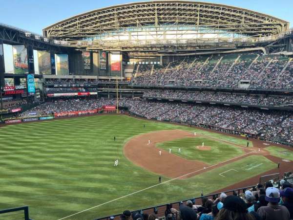 Chase Field, section: 327, row: 8, seat: 16