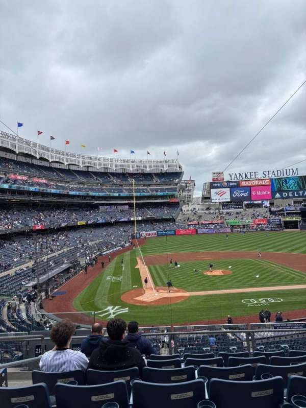 Yankee Stadium, section: 218A, row: 7, seat: 11