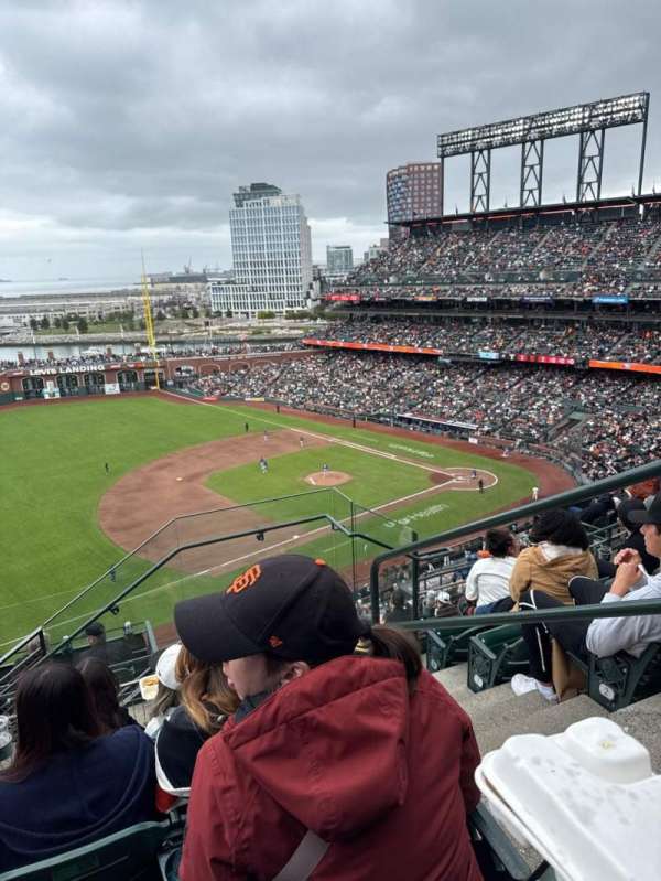 Oracle Park, section: VR327, row: 4, seat: 2