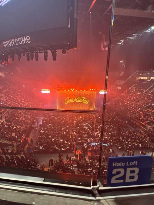 Intuit dome, section: HL22B, row: 1, seat: 1