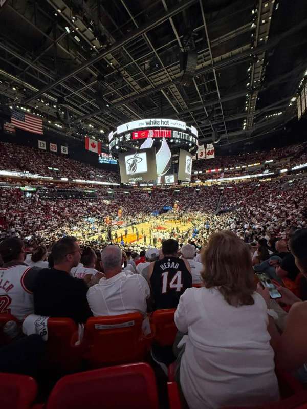 Kaseya Center, section: 111, row: 23, seat: 4