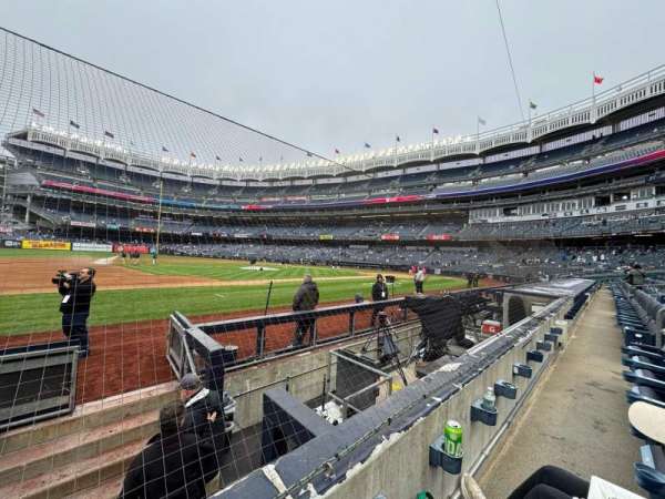 Yankee stadium, section: 025, row: 1, seat: 3-4