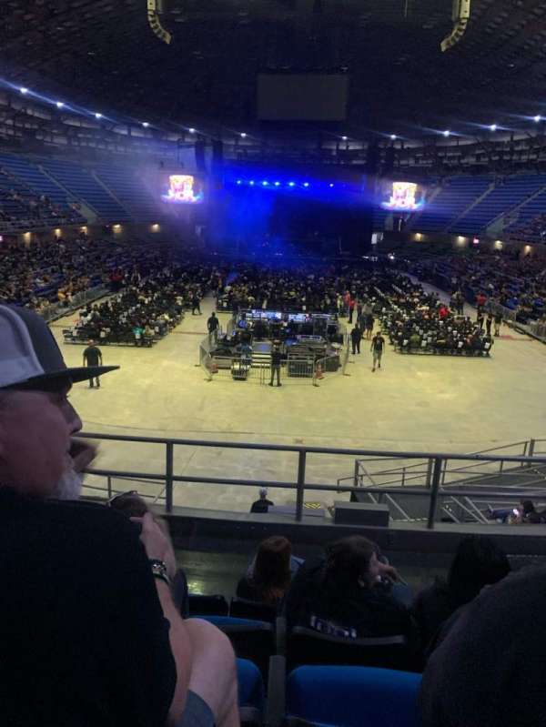 Freeman Coliseum, section: 100, row: L, seat: 9