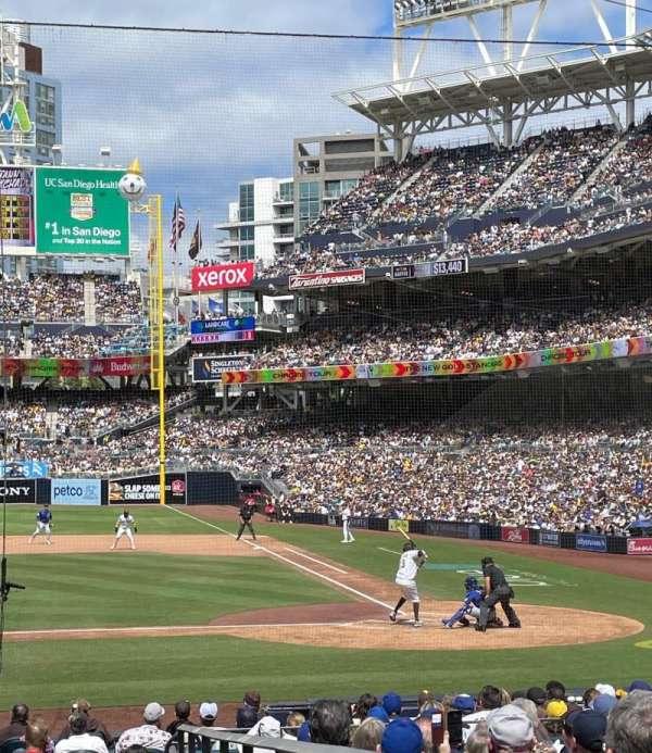 Petco Park, section: 106, row: 20, seat: 16