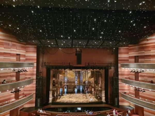 Eccles Theater, section: T2 Center, row: A, seat: 11