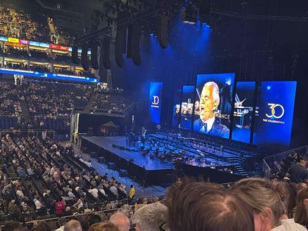 The O2, London, section: 112, row: W, seat: 365