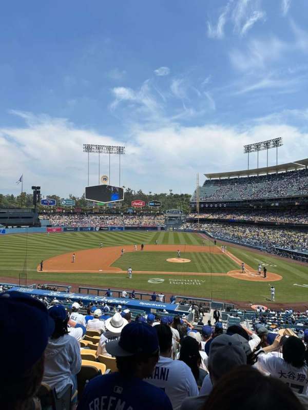 Dodger Stadium, section: 125LG, row: M, seat: 6