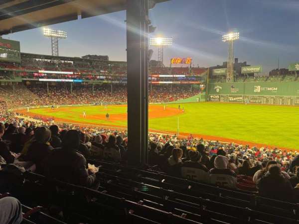 Fenway Park, section: Grandstand 9, row: 7
