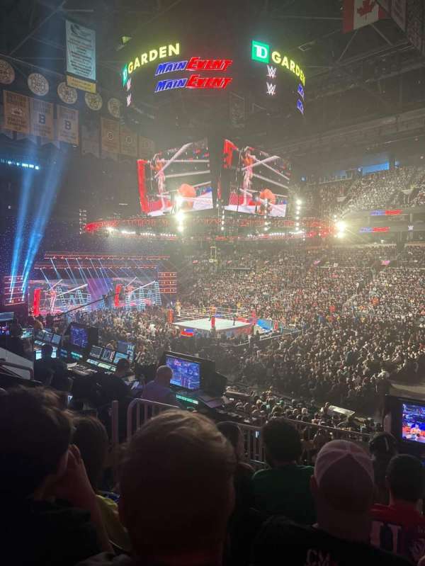 TD Garden, section: 10, row: 21, seat: 7
