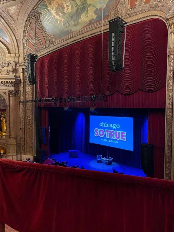 Chicago Theatre, section: Balcony1R, row: B, seat: 106