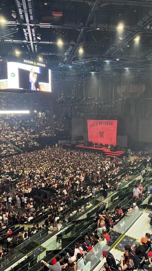Accor Arena, section: Balcon D, row: 81, seat: 15