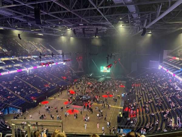 The O2, London, section: 413, row: F, seat: 761