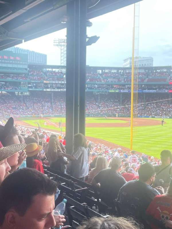 Fenway Park, section: Grandstand 5, row: 6, seat: 19