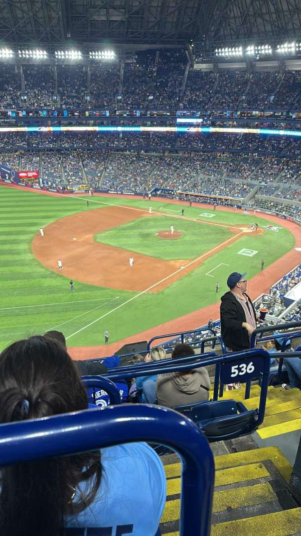 Rogers Centre, section: 536, row: 7, seat: 1