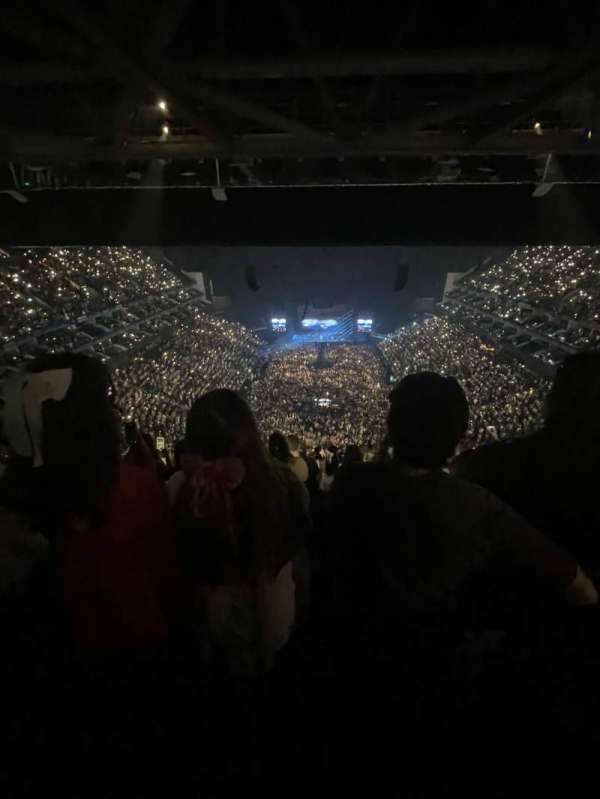 The O2, London, section: 411, row: S, seat: 718
