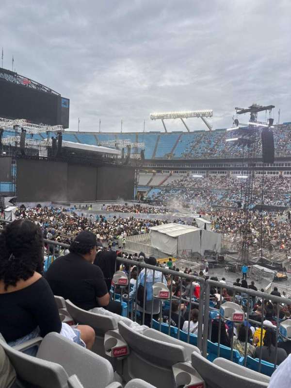 Bank of America Stadium, section: 340, row: 3, seat: 9