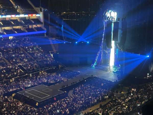 The O2, London, section: 417, row: L, seat: 841