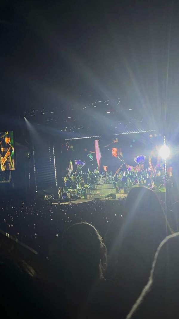 The O2, London, section: 110, row: M, seat: 314